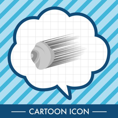 Boşluk göktaşı Tema öğesi vektör, eps simgesi öğesi