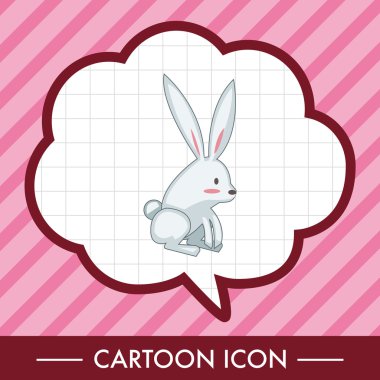 hayvan tavşan çizgi film Tema öğeleri simge öğesi