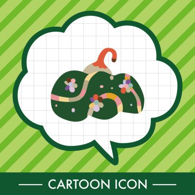 Stil kabak çizgi film öğeleri vektör, eps simgesi öğesi