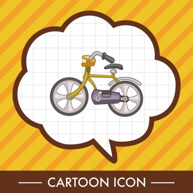 ulaşım Bisiklet Tema öğeleri vektör, eps simgesi öğesi