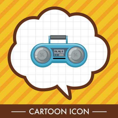 radyo Tema öğeleri vektör, eps simgesi öğesi