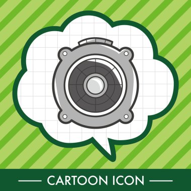 Stil radyo Tema öğeleri vektör, eps simgesi öğesi