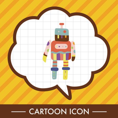 Robot Tema öğeleri vektör, eps simgesi öğesi