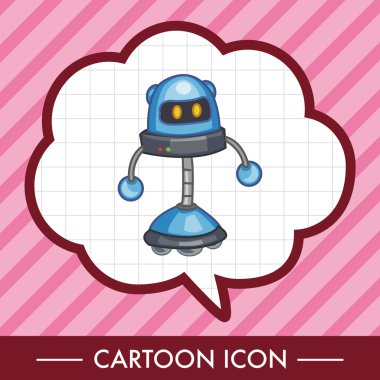 Robot Tema öğeleri vektör, eps simgesi öğesi