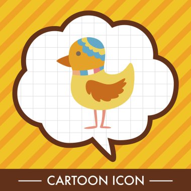 kuş çizgi film Tema öğeleri vektör, eps simgesi öğesi