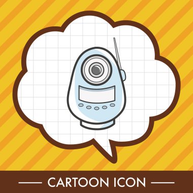 Stil radyo Tema öğeleri vektör, eps simgesi öğesi