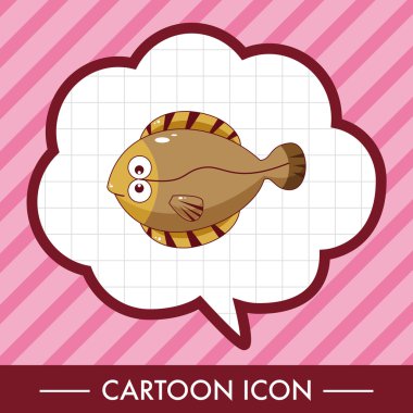 Balık karikatür Tema öğeleri vektör, eps simgesi öğesi