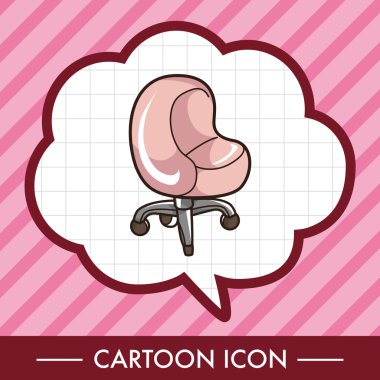 mobilya Tema koltuk kanepe öğeleri vektör, eps simgesi öğesi