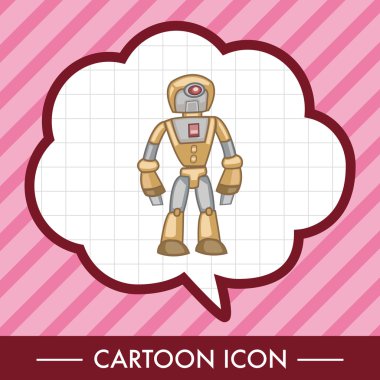 Robot Tema öğeleri vektör, eps simgesi öğesi