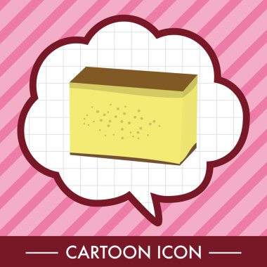 Dekorasyon öğeleri vektör, kek eps simgesi öğesi