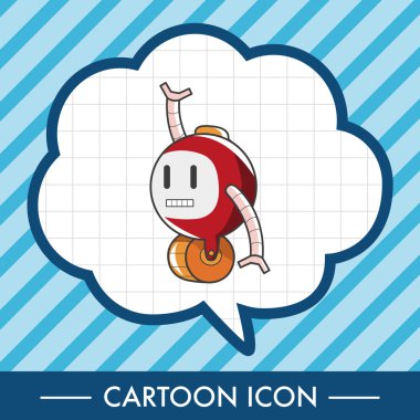 Robot Tema öğeleri vektör, eps simgesi öğesi