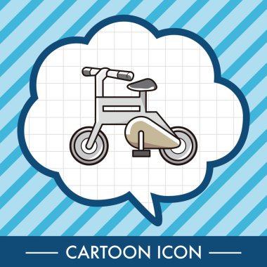 ulaşım Bisiklet Tema öğeleri vektör, eps simgesi öğesi