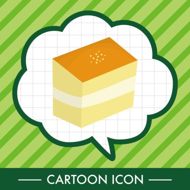 Dekorasyon öğeleri vektör, kek eps simgesi öğesi