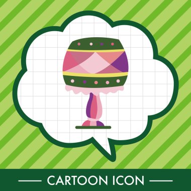 Tasarım lamba stil tema öğeleri vektör, eps simgesi öğesi