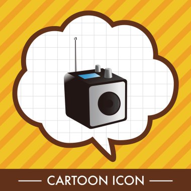 radyo Tema öğeleri vektör, eps simgesi öğesi