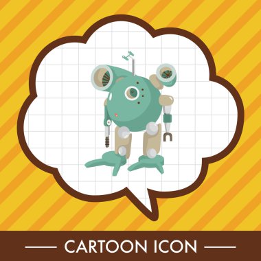 Robot Tema öğeleri vektör, eps simgesi öğesi