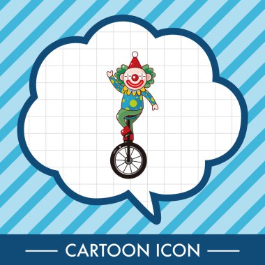 sirk palyaço Tema öğeleri vektör, eps simgesi öğesi