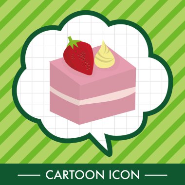 Dekorasyon öğeleri vektör, kek eps simgesi öğesi