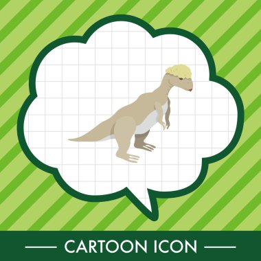 dinozor karikatür Tema öğeleri vektör, eps simgesi öğesi