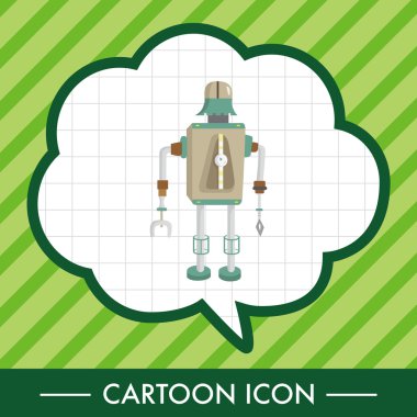 Robot Tema öğeleri vektör, eps simgesi öğesi