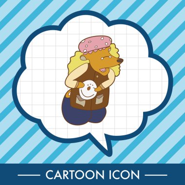 hayvan köpek çizgi film Tema öğeleri simge öğesi