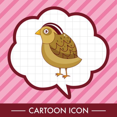 kuş çizgi film Tema öğeleri vektör, eps simgesi öğesi