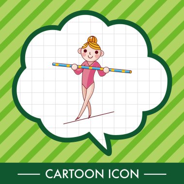 sirk hokkabaz Tema öğeleri vektör, eps simgesi öğesi