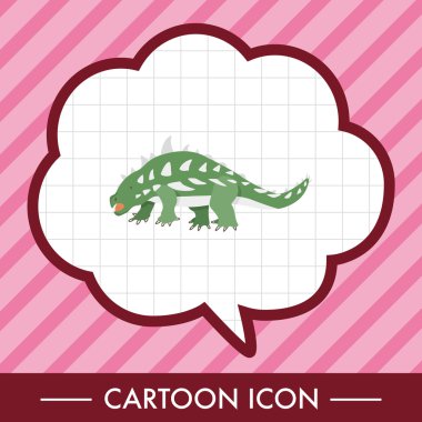 dinozor karikatür Tema öğeleri vektör, eps simgesi öğesi