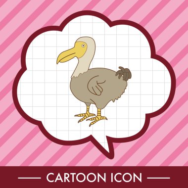 kuş çizgi film Tema öğeleri vektör, eps simgesi öğesi