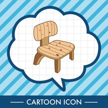 mobilya Tema koltuk kanepe öğeleri vektör, eps simgesi öğesi