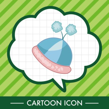 Bebek şapka Tema öğeleri simge öğesi