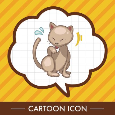 kedi Tema öğeleri vektör, eps simgesi öğesi