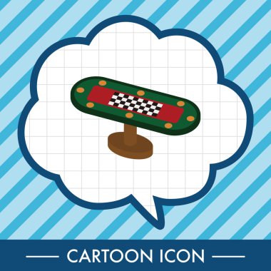 Casino oyun tablo Tema öğeleri simge öğesi