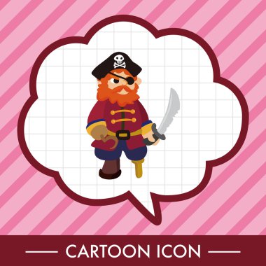 korsan Tema öğeleri simge öğesi