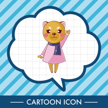 hayvan köpek çizgi film Tema öğeleri simge öğesi