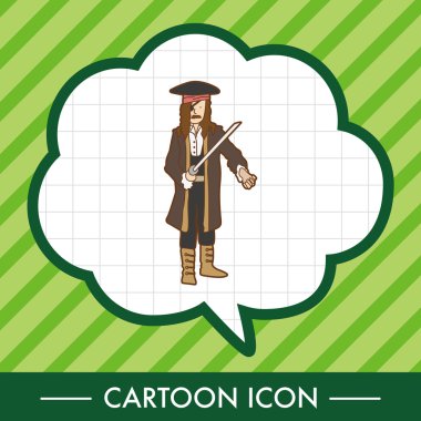 korsan Tema öğeleri simge öğesi