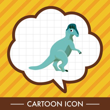 dinozor karikatür Tema öğeleri vektör, eps simgesi öğesi