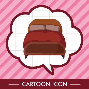 Yatak Tema öğeleri simge öğesi