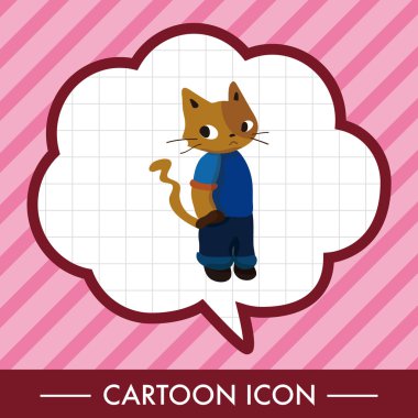 kedi Tema öğeleri vektör, eps simgesi öğesi