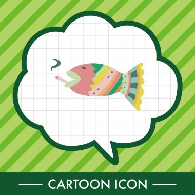 Balık Tema öğeleri vektör, eps simgesi öğesi