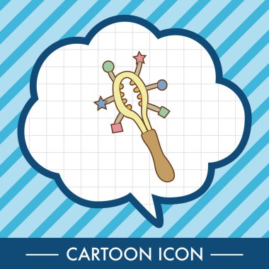 Bebek oyuncak çıngırak Tema öğeleri simge öğesi