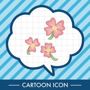 Tema öğeleri vektör çiçek, eps simgesi öğesi