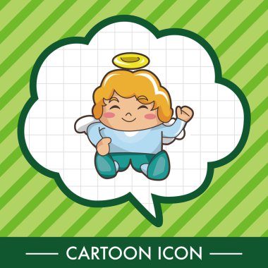 Angel Tema öğeleri vektör, eps simgesi öğesi