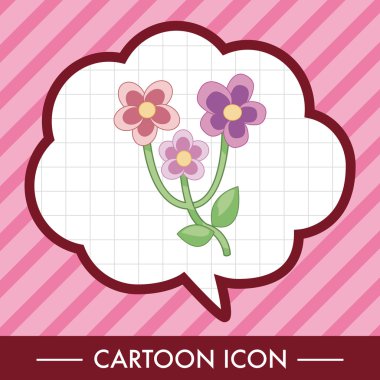 Tema öğeleri vektör çiçek, eps simgesi öğesi