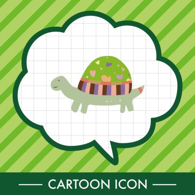 hayvan kaplumbağa Tema öğeleri vektör, eps simgesi öğesi