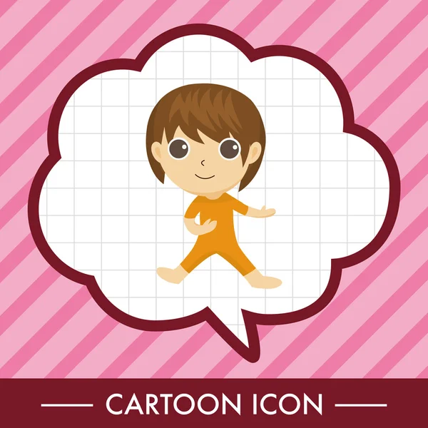 Kid theme elements icon element — Stock Vector