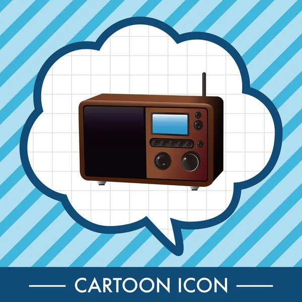 radyo Tema öğeleri vektör, eps simgesi öğesi