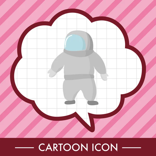 Space Astronaut elemen tema vektor, elemen ikon eps10 - Stok Vektor