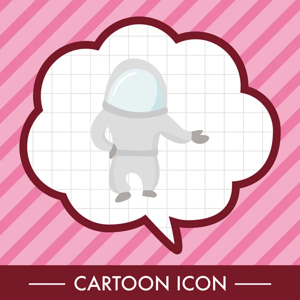 Space Astronaut vector de elementos de tema, elemento icono eps10 — Vector de stock
