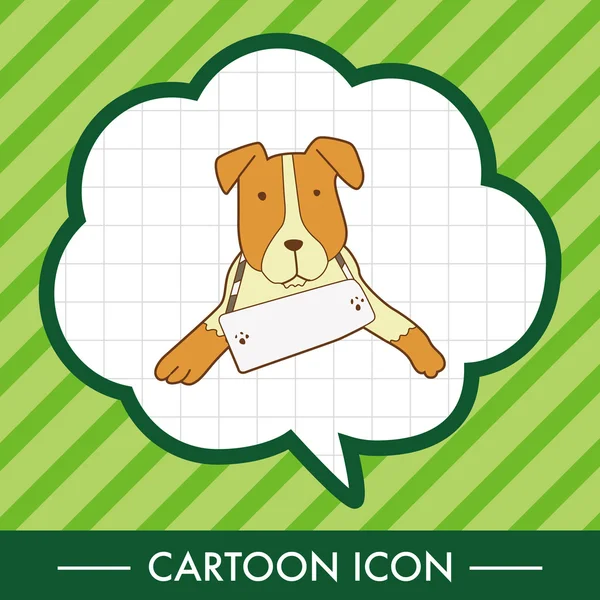 köpek Tema öğeleri vektör, eps simgesi eleman evde beslenen hayvan